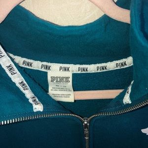 Cute VS PINK half zip pull over!!